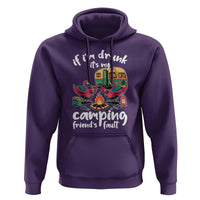Funny Flamingo Camping Hoodie If I Am Drunk It Is My Friend Fault - Wonder Print Shop