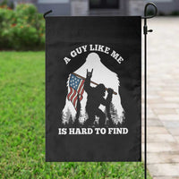 Bigfoot Patriotic American Flag Garden Flag Funny Sasquatch A Guy Like Me Is Hard To Find - Wonder Print Shop