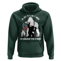 Bigfoot Patriotic American Flag Hoodie Funny Sasquatch A Guy Like Me Is Hard To Find - Wonder Print Shop