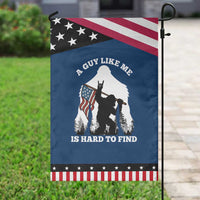 Bigfoot Patriotic American Flag Garden Flag Funny Sasquatch A Guy Like Me Is Hard To Find