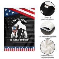 Bigfoot Patriotic American Flag Garden Flag Funny Sasquatch A Guy Like Me Is Hard To Find