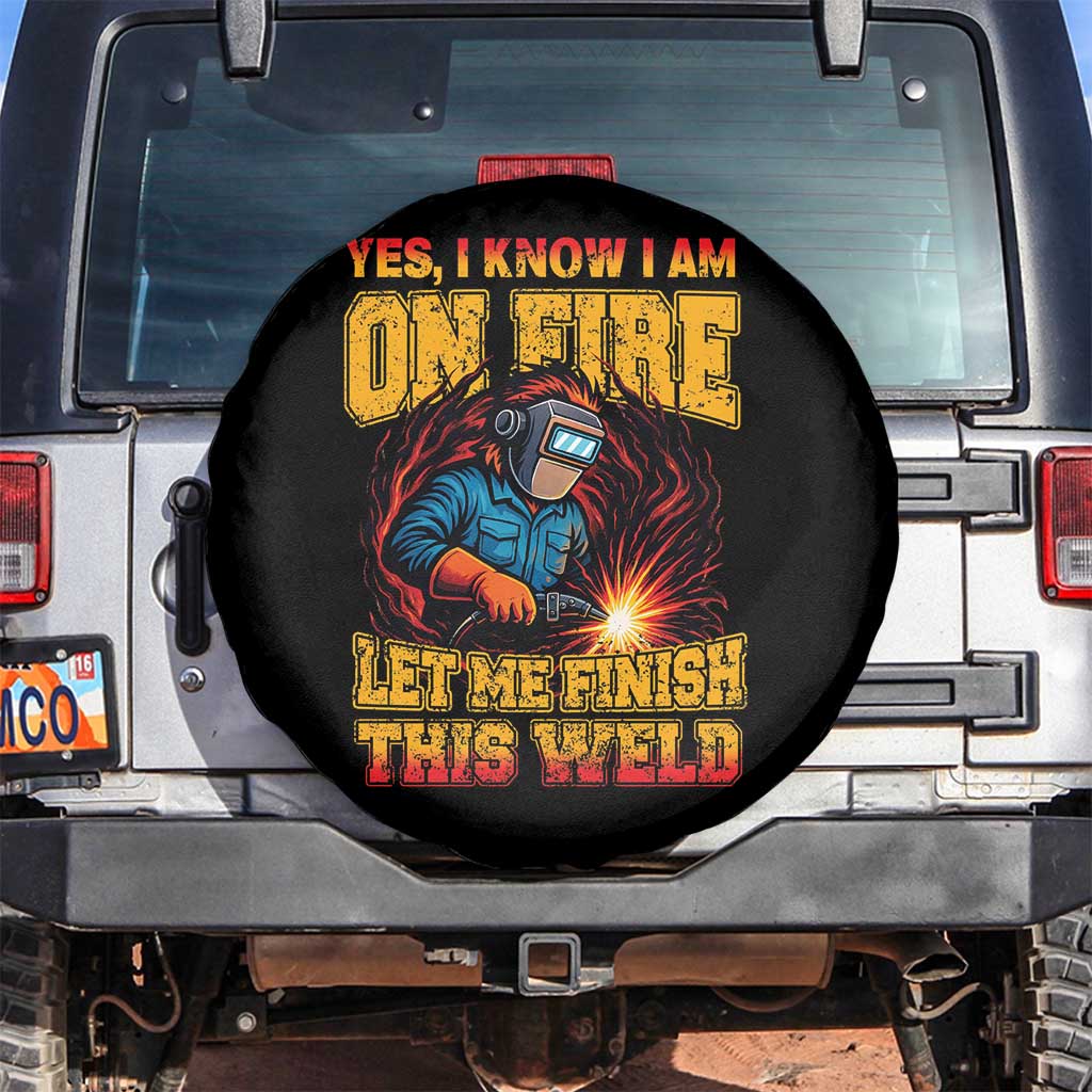 Funny Welding Bigfoot Spare Tire Cover Cryptid Welder Sasquatch - Wonder Print Shop