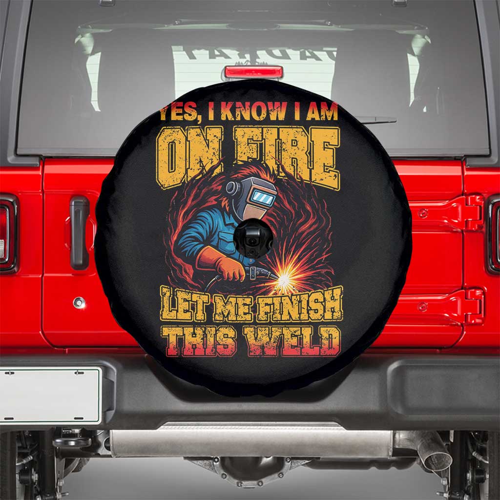 Funny Welding Bigfoot Spare Tire Cover Cryptid Welder Sasquatch - Wonder Print Shop