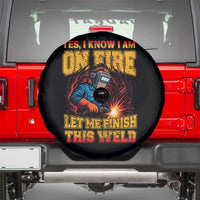 Funny Welding Bigfoot Spare Tire Cover Cryptid Welder Sasquatch - Wonder Print Shop