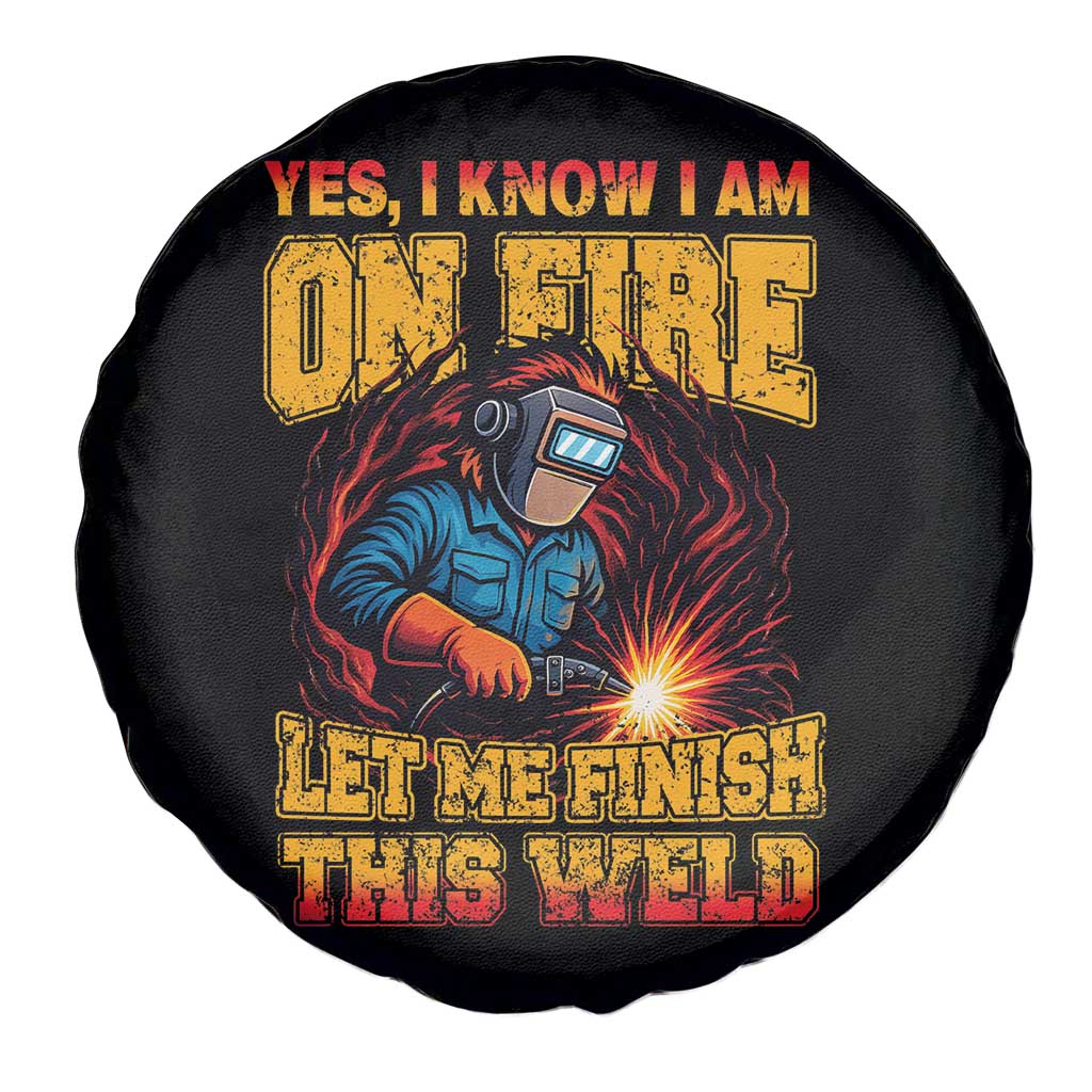 Funny Welding Bigfoot Spare Tire Cover Cryptid Welder Sasquatch - Wonder Print Shop