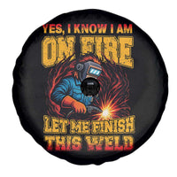 Funny Welding Bigfoot Spare Tire Cover Cryptid Welder Sasquatch - Wonder Print Shop