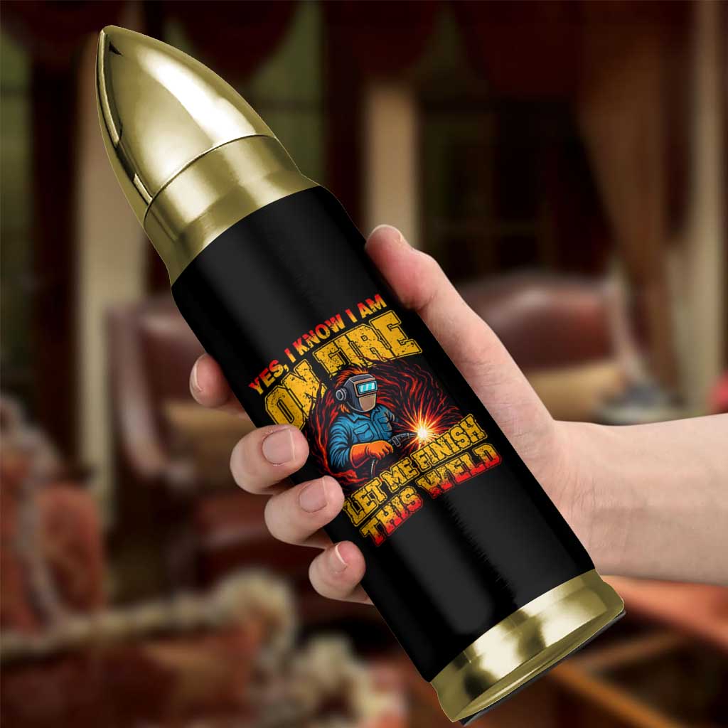 Funny Welding Bigfoot Bullet Tumbler Cryptid Welder Sasquatch - Wonder Print Shop