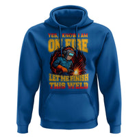 Funny Welding Bigfoot Hoodie Cryptid Welder Sasquatch - Wonder Print Shop