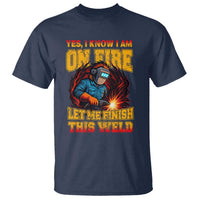 Funny Welding Bigfoot T Shirt Cryptid Welder Sasquatch - Wonder Print Shop