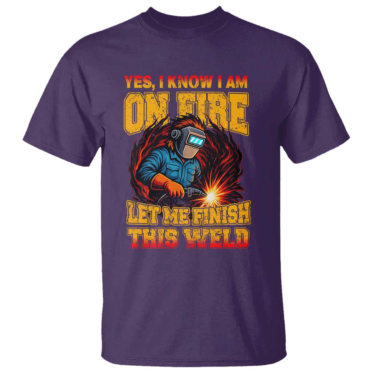 Funny Welding Bigfoot T Shirt Cryptid Welder Sasquatch - Wonder Print Shop