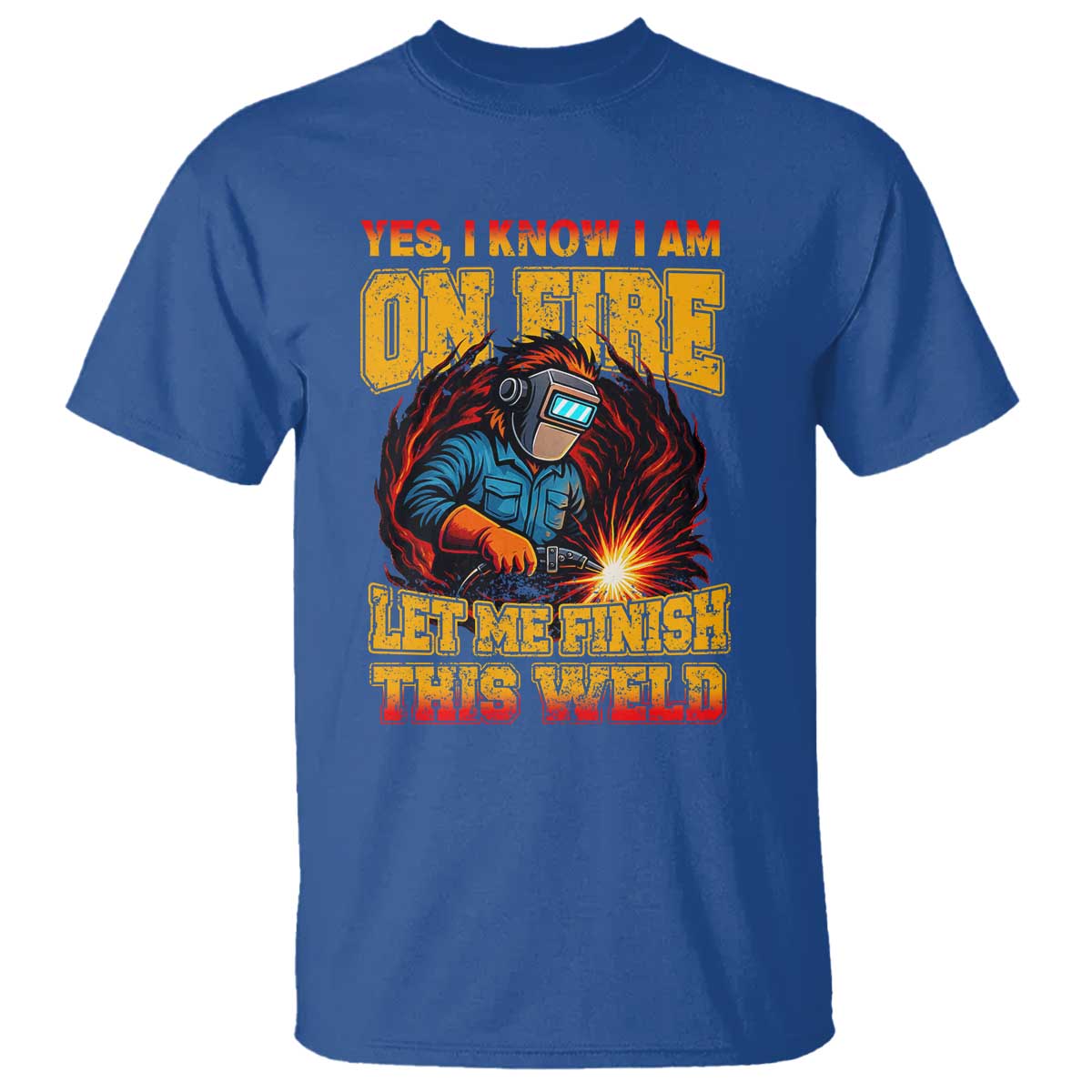 Funny Welding Bigfoot T Shirt Cryptid Welder Sasquatch - Wonder Print Shop