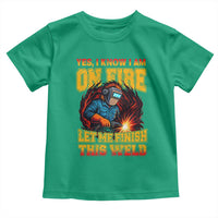Funny Welding Bigfoot Toddler T Shirt Cryptid Welder Sasquatch - Wonder Print Shop