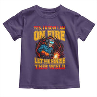 Funny Welding Bigfoot Toddler T Shirt Cryptid Welder Sasquatch - Wonder Print Shop