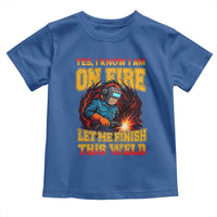 Funny Welding Bigfoot Toddler T Shirt Cryptid Welder Sasquatch - Wonder Print Shop