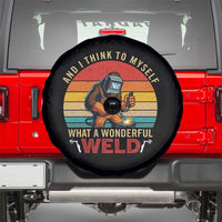 Funny Welding Bigfoot Spare Tire Cover And I Think To Myself What A Wonderful Weld - Wonder Print Shop