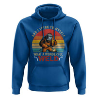Funny Welding Bigfoot Hoodie And I Think To Myself What A Wonderful Weld - Wonder Print Shop