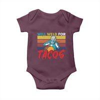 Funny Welding Baby Onesie Will Weld For Tacos - Wonder Print Shop