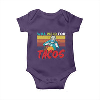 Funny Welding Baby Onesie Will Weld For Tacos - Wonder Print Shop