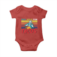 Funny Welding Baby Onesie Will Weld For Tacos - Wonder Print Shop