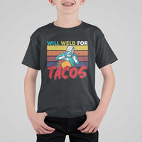 Funny Welding T Shirt For Kid Will Weld For Tacos - Wonder Print Shop