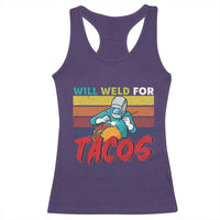 Funny Welding Racerback Tank Top Will Weld For Tacos - Wonder Print Shop