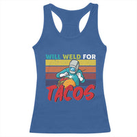 Funny Welding Racerback Tank Top Will Weld For Tacos - Wonder Print Shop