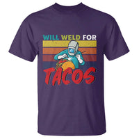 Funny Welding T Shirt Will Weld For Tacos - Wonder Print Shop