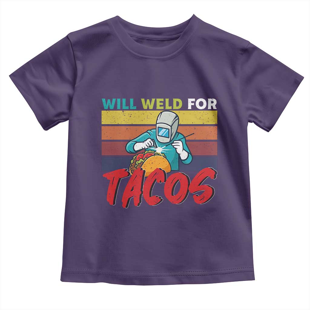 Funny Welding Toddler T Shirt Will Weld For Tacos - Wonder Print Shop