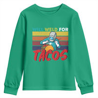 Funny Welding Youth Sweatshirt Will Weld For Tacos - Wonder Print Shop