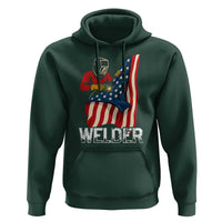 Welder Patriotic American Flag Hoodie - Wonder Print Shop