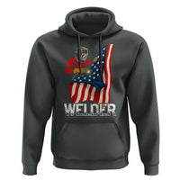 Welder Patriotic American Flag Hoodie - Wonder Print Shop
