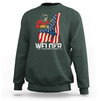 Welder Patriotic American Flag Sweatshirt - Wonder Print Shop