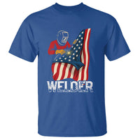 Welder Patriotic American Flag T Shirt - Wonder Print Shop
