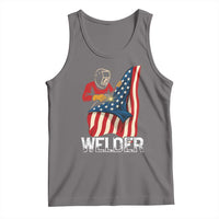 Welder Patriotic American Flag Tank Top - Wonder Print Shop