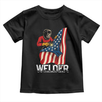 Welder Patriotic American Flag Toddler T Shirt - Wonder Print Shop
