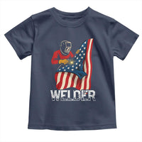 Welder Patriotic American Flag Toddler T Shirt - Wonder Print Shop