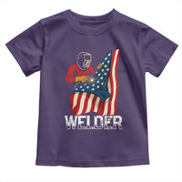 Welder Patriotic American Flag Toddler T Shirt - Wonder Print Shop