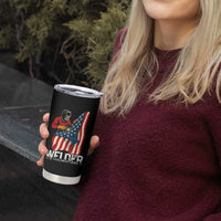 Welder Patriotic American Flag Tumbler Cup - Wonder Print Shop