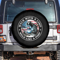Walk With A Limp Weld Like A Pimp Spare Tire Cover Funny Welding Welder Patriotic American Flag - Wonder Print Shop