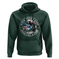 Walk With A Limp Weld Like A Pimp Hoodie Funny Welding Welder Patriotic American Flag - Wonder Print Shop