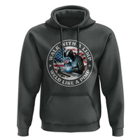 Walk With A Limp Weld Like A Pimp Hoodie Funny Welding Welder Patriotic American Flag - Wonder Print Shop