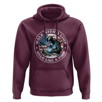 Walk With A Limp Weld Like A Pimp Hoodie Funny Welding Welder Patriotic American Flag - Wonder Print Shop
