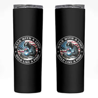 Walk With A Limp Weld Like A Pimp Skinny Tumbler Funny Welding Welder Patriotic American Flag - Wonder Print Shop