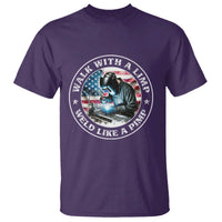 Walk With A Limp Weld Like A Pimp T Shirt Funny Welding Welder Patriotic American Flag - Wonder Print Shop