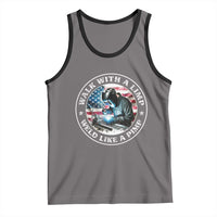 Walk With A Limp Weld Like A Pimp Tank Top Funny Welding Welder Patriotic American Flag - Wonder Print Shop