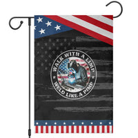 Walk With A Limp Weld Like A Pimp Garden Flag Funny Welding Welder Patriotic American Flag