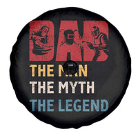 Dad The Man The Myth The Legend Spare Tire Cover Funny Welder Welding - Wonder Print Shop