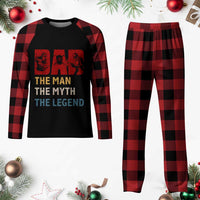 Dad The Man The Myth The Legend Plaid Pajama Set Funny Welder Welding - Wonder Print Shop