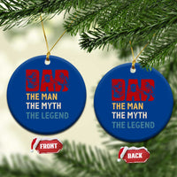 Dad The Man The Myth The Legend Ceramic Ornament Funny Welder Welding - Wonder Print Shop