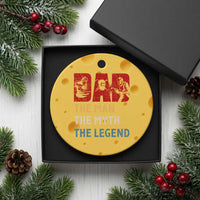 Dad The Man The Myth The Legend Ceramic Ornament Funny Welder Welding - Wonder Print Shop